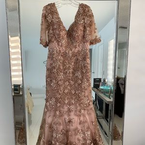 Rose & Bronze Gown